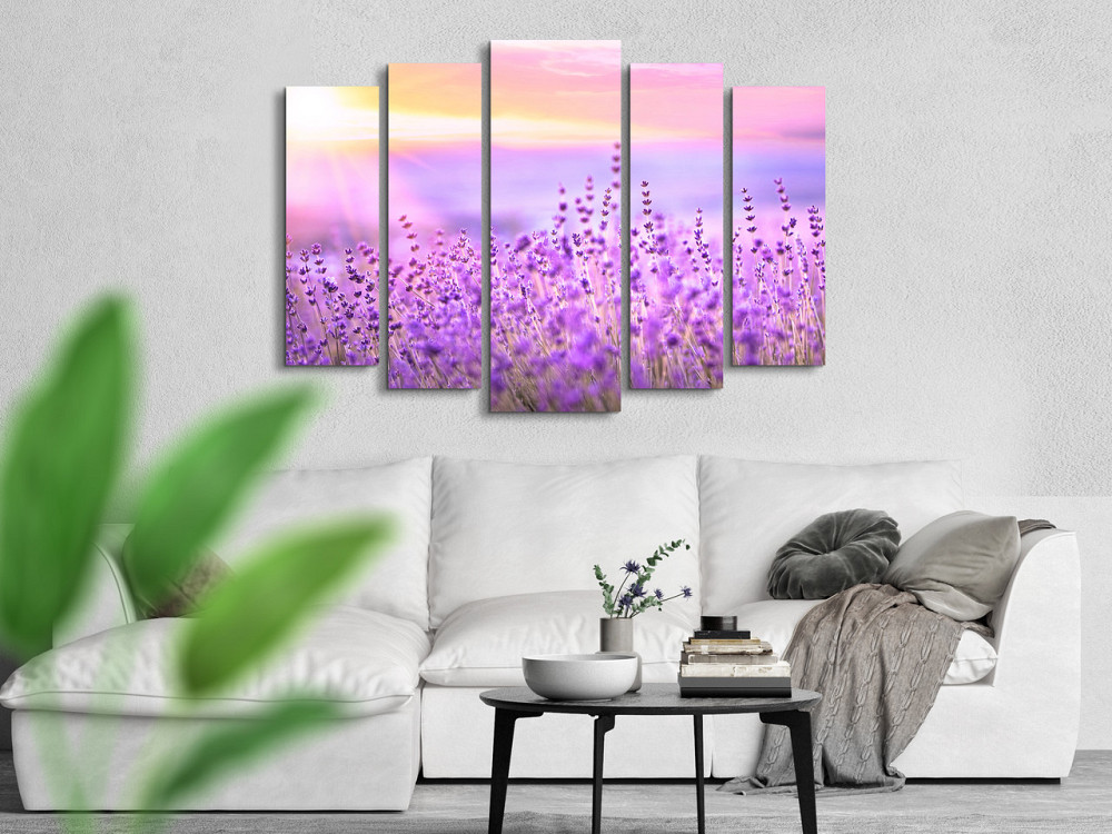 Модульна картина Полі Квітів Art-340_5 ( 80х118см ) Київ - фото 2