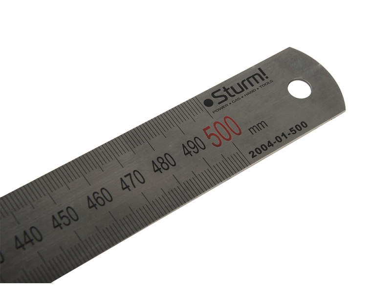 Лінійка металева Sturm, 500 мм 2040-01-500 (містить опис) Рівне - фото 2