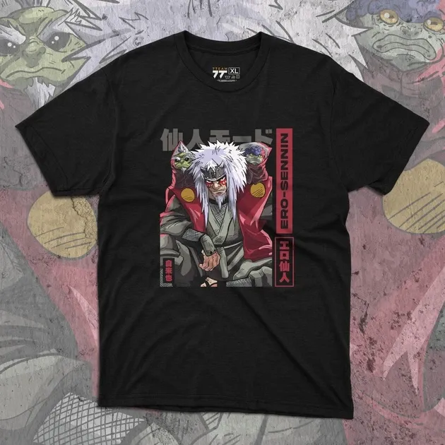 Футболка для подростка мальчика с принтом Наруто Джирайя Эро Санин Размер 160 Anime10507 Днепр - изображение 1