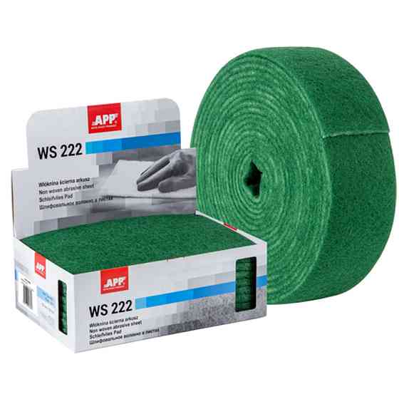 Волокно абразивне APP (скотч-брайт), крупноабразивне (P240-280), зелений, рулон 100ммx10м, 06ZR200 Винница