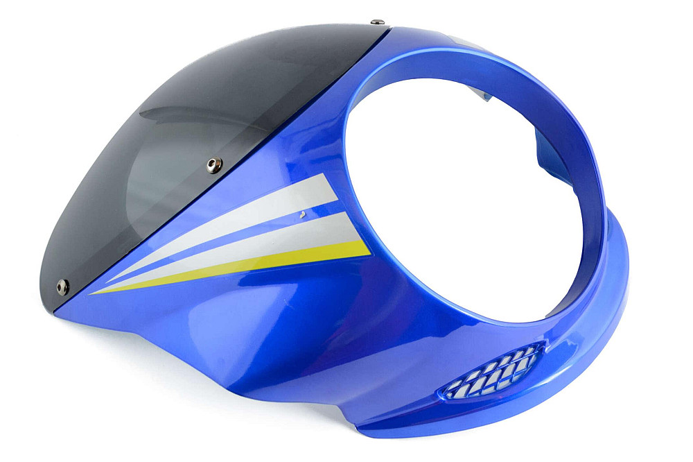 Обтічник Zongshen Lifan 125/150 (синій, під круглу фару) EVO Київ - фото 1