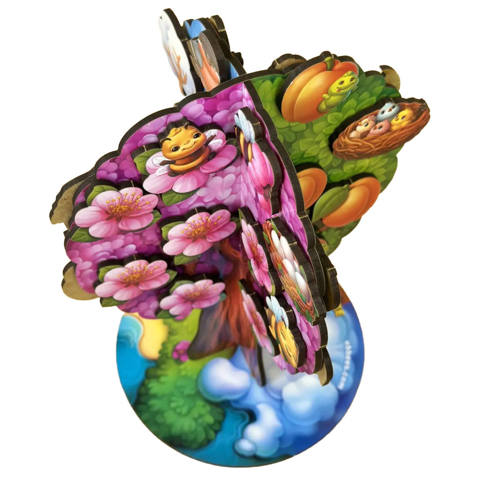 Дитяча настільна гра "Пори року абрикоса" (ПСД295) PSD295 дерев'яна Вінниця - фото 3