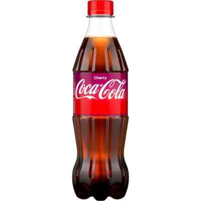Напиток Coca-Cola Cherry Безалкогольный сильногазированный Со вкусом вишни 500 мл (54492790) Винница