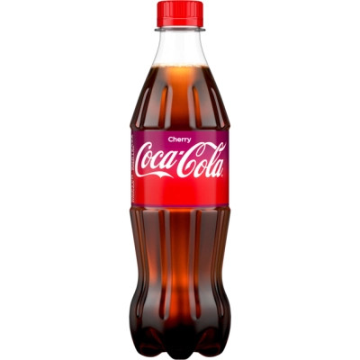Напиток Coca-Cola Cherry Безалкогольный сильногазированный Со вкусом вишни 500 мл (54492790) Винница - изображение 1