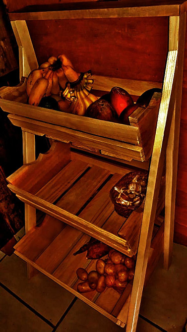 Стелаж для овочів і фруктів "Дваліте" сієна Миколаїв - фото 1