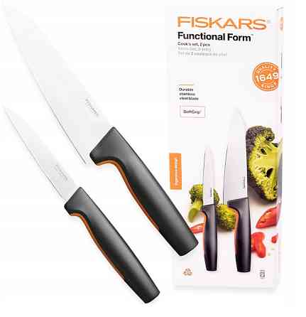 Набор Кухонных Ножей 2 предмета Fiskars 