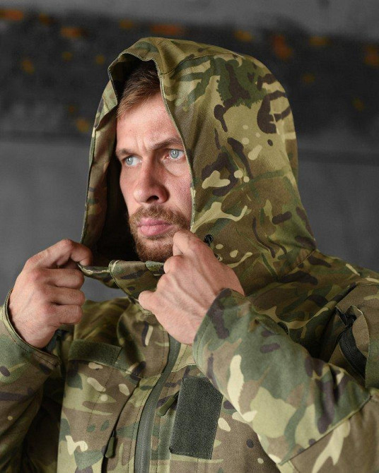 Тактическая куртка мужская мультикам на подкладке омнихит теплая сохраняет тепло тела XL Одесса - изображение 17