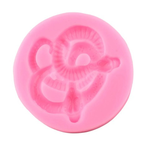 Силиконовая форма Змея 75 мм розовый Киев - изображение 3