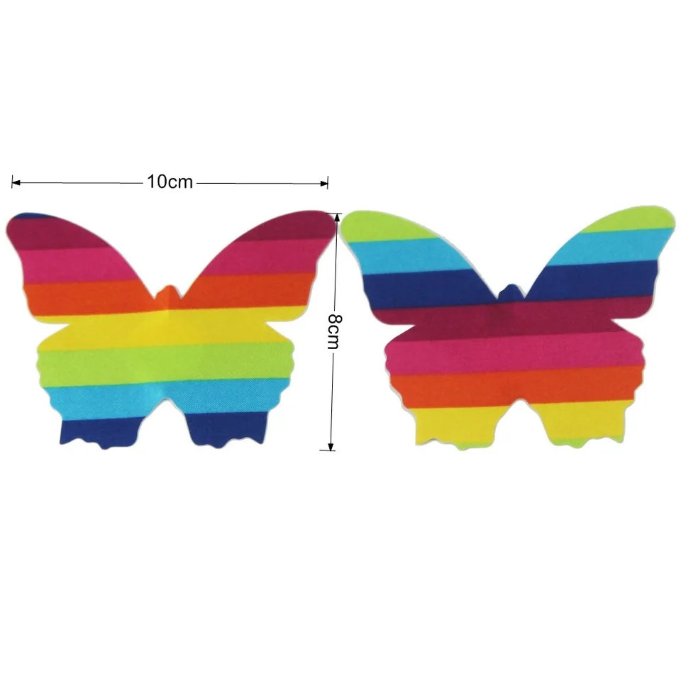 Наклейки на груди Метелики 8 на 10 см різнобарвний Київ - фото 2