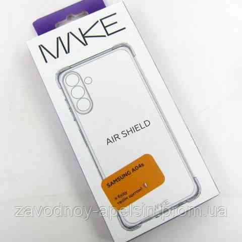 Samsung A04s A047 Чехол прозрачный Air Shield (камера+углы) Одесса