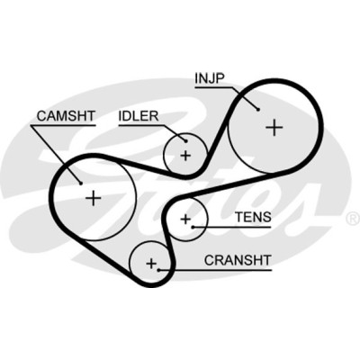 Ремень ГРМ Gates 5639XS Винница - изображение 1