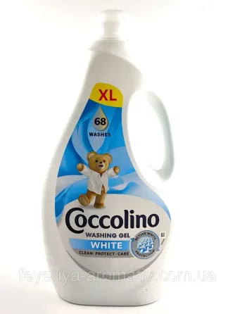 Гель для прання Coccolino Care для білих речей, 2,72л/68 прань Київ