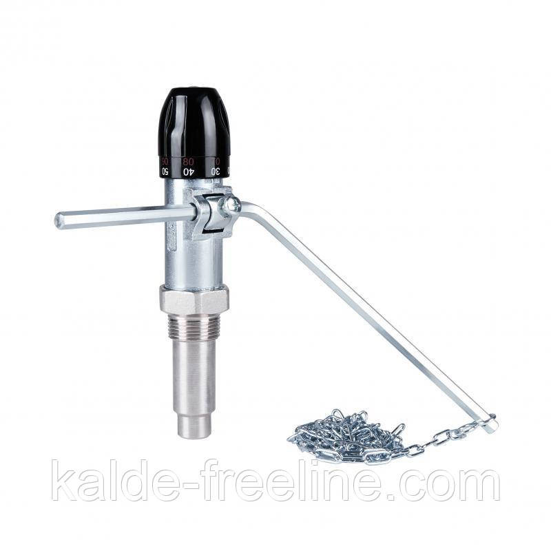 Регулятор тяги д/твердопал. котлів 30-100*С восковий елемент ланцюжок 3/4"з №147 Icma Харків - фото 1