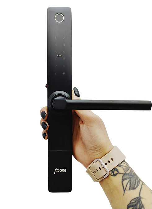PES Bigl Black автономный умный замок на дверь Киев - изображение 8