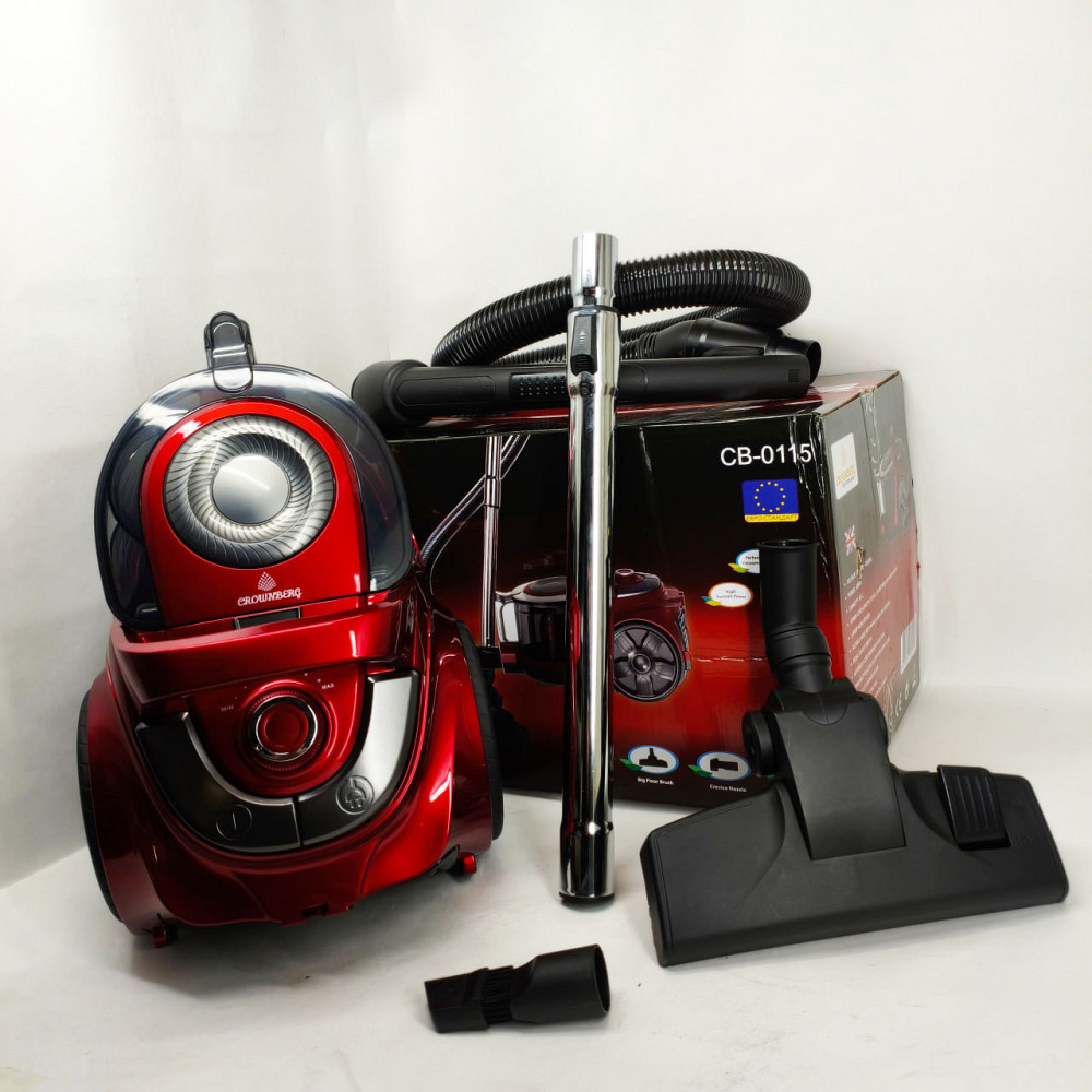 Електричний пилосос з контейнером для пилу Crownberg, Потужний пилосос для прибирання будинку DS-81 Львів - фото 11