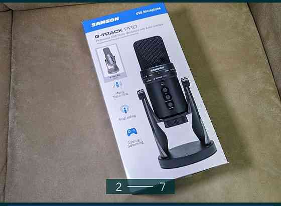 Мікрофон Samson G — Trask Pro-студійний USB на 24- bit/96 kNz пломбой. Харків