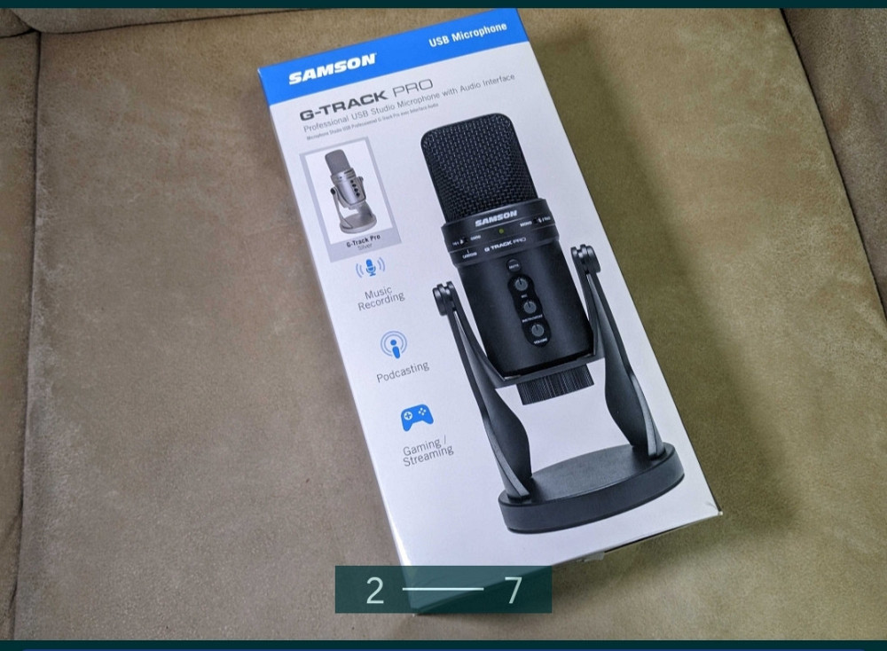 Мікрофон Samson G — Trask Pro-студійний USB на 24- bit/96 kNz пломбой. Харків - фото 2