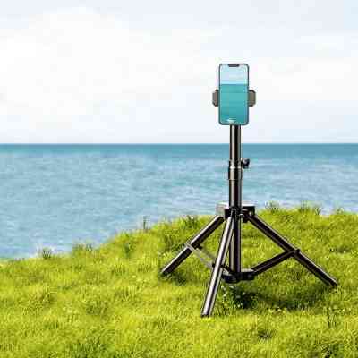 Штатив RTAKO ZJ-ZB01 55CM Matte Finish Carbon Steel Tripod Black (6930539528246) Вінниця