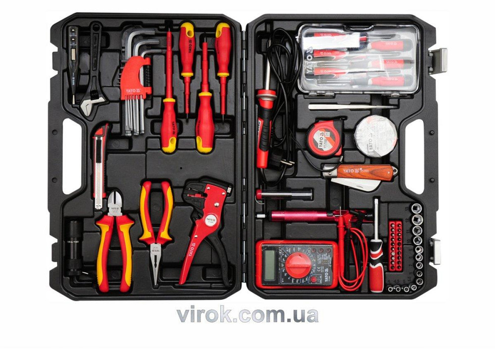Набір інструментів для електриків YATO, 68 шт. [2] Одесса - изображение 1