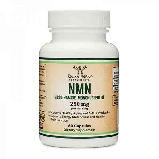 Нікотинамід мононуклеотид Double Wood NMN (Nicotinamide Mononucleotide) 250 mg, 60capsules Луцьк