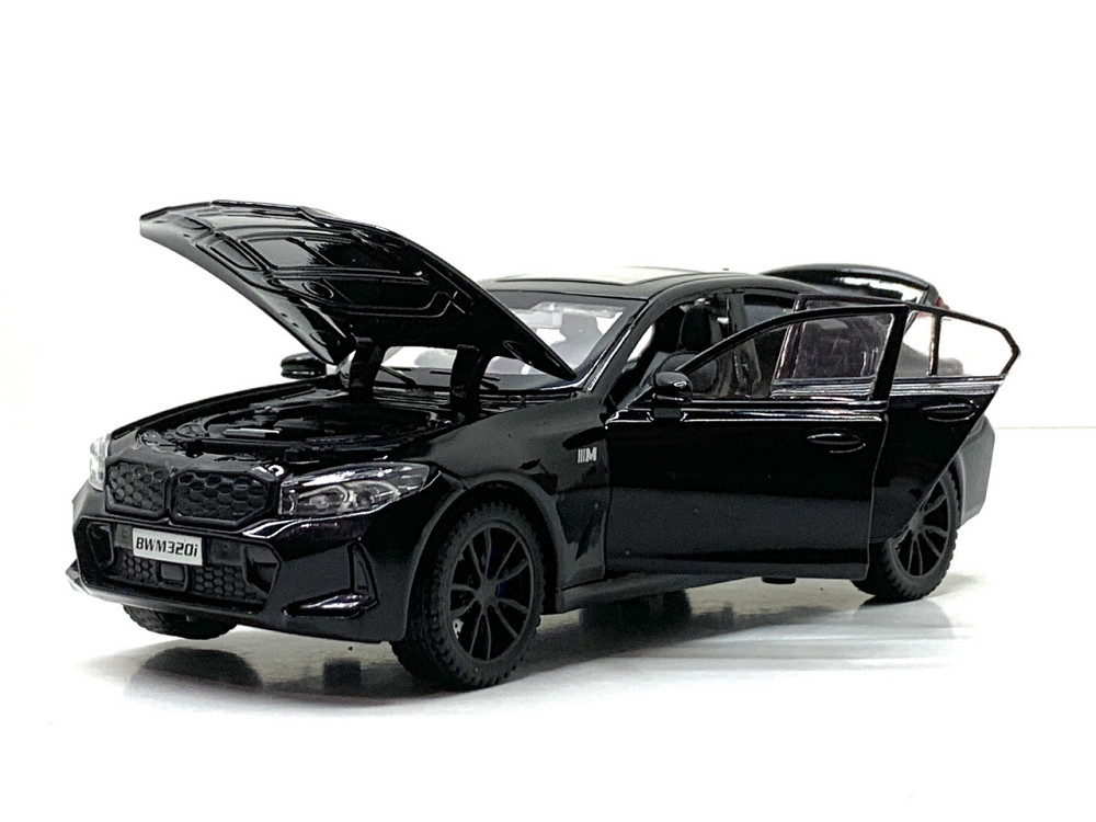 Машина TK Union Group BMW M3 металопластик 1:32 звук світло інерція Чорна (ТК-10105) Чернігів - фото 8