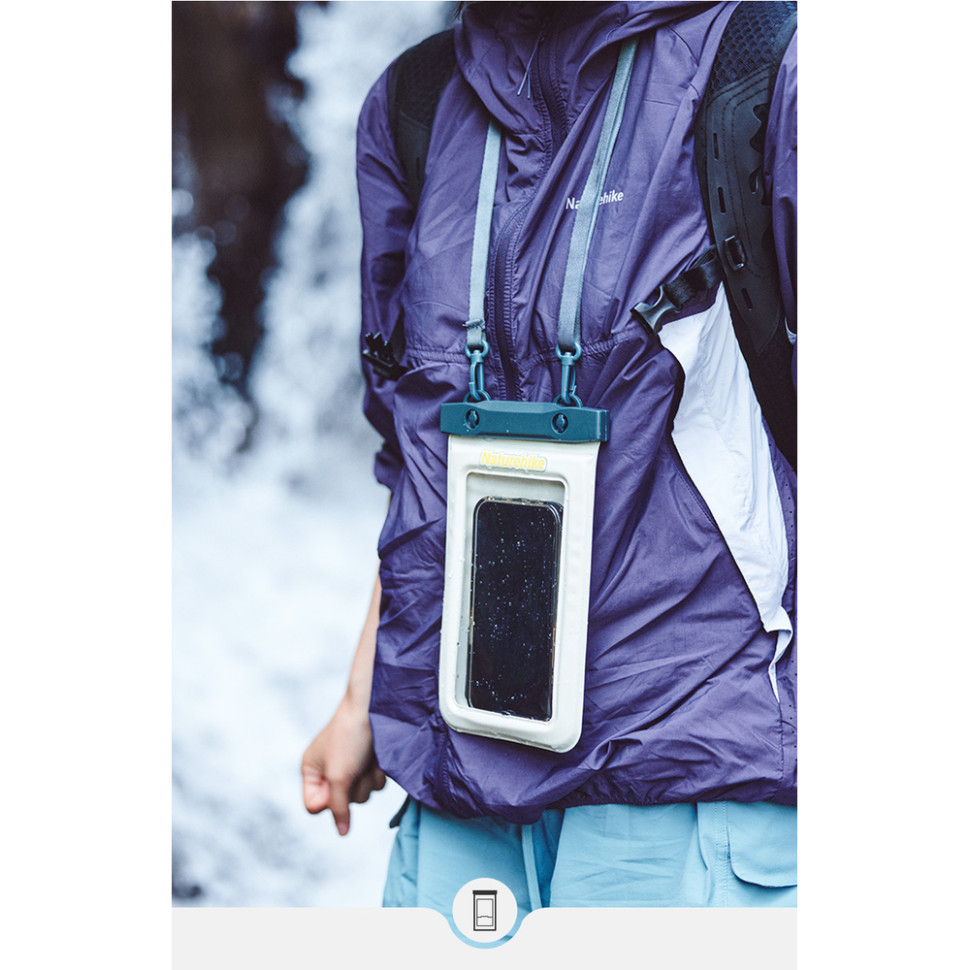 Водонепроникний чохол для телефону Naturehike CNK2300BS015, синій Киев - изображение 6