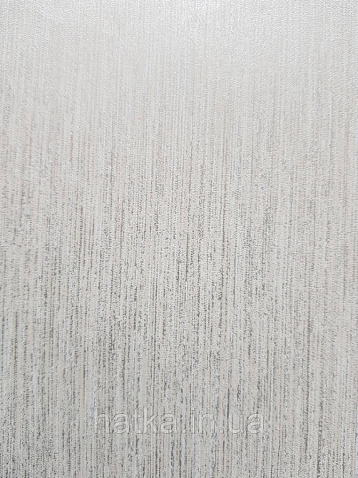 Шпалери вінілові на флізелін Marburg 82192 Giulia однотонні бежеві, сірі з сріблом в тонку смужку Київ - фото 2