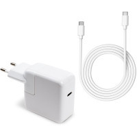 Блок живлення до ноутбуку Vinga Apple 30W 5V3A/9V3A/12V2.4A/14.5V2A/ 18V1.5A/20V1.5A USB-C (VPA-30-APP-C) Киев - изображение 1