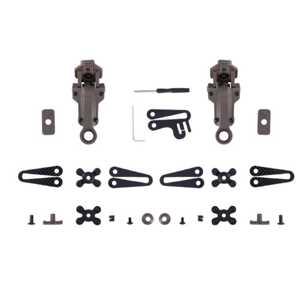 Крепления чебурашка для наушников Peltor и Sordin на шлем (Койот) Винница - изображение 4