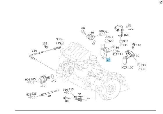 Mercedes-Benz  A6401530479 Реле свічок розжарювання OM640 Одеса