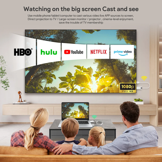 Беспроводной HDMI передатчик Vikefon A77 HD1080 до 30 метров Киев