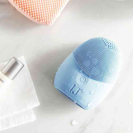 Массажер щетка для чистки лица Xiaomi JORDAN & JUDY Face Cleaning NV0001 (Голубой) Николаев