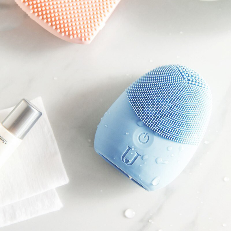 Массажер щетка для чистки лица Xiaomi JORDAN & JUDY Face Cleaning NV0001 (Голубой) Николаев - изображение 4