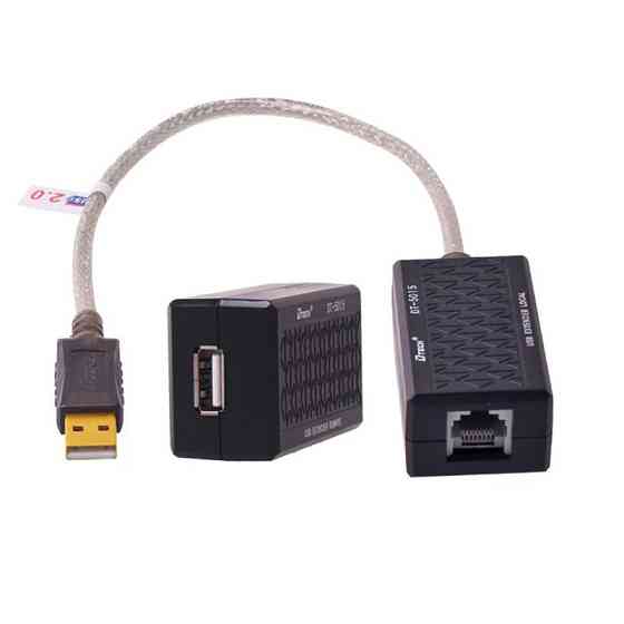 Кабель продовжувач USB 2.0 AM-AF, 60.0м (USB по витій парі RJ 45) DT-5015 Dtech Вінниця