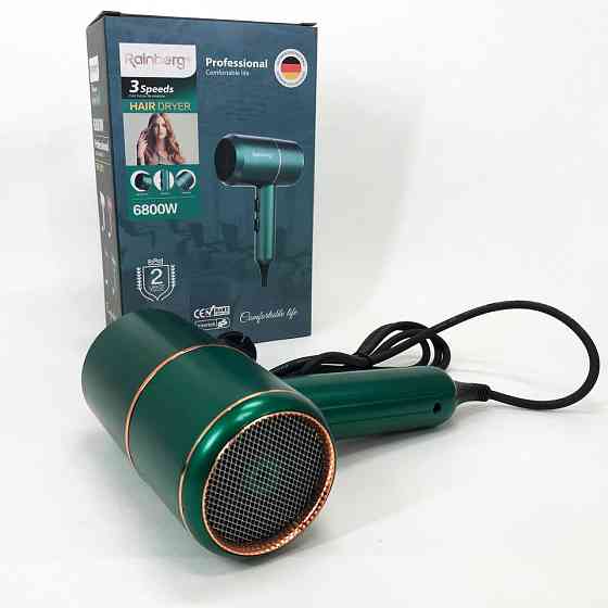 Профессиональный фен с ионизацией и термозащитой Rainberg, Хороший электрический фен KF-41 Львов