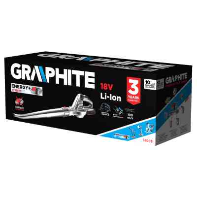 Повітродувка Graphite 18V Energy+, 190км/год, 1.2кг (без АКБ та ЗП) (58G031) Вінниця