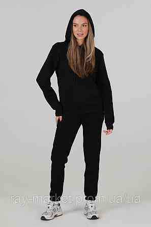 Костюм худі та штани Ray Basic жіночий утеплений чорний (U0801W-Black) Київ