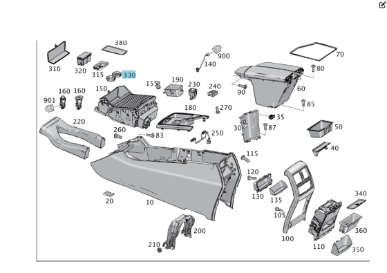 Mercedes-Benz  A1666830091 Гумовий килимок у підсканнику ML/GLE W166 GLE Coupe C292 GL/GLS X166 Одесса