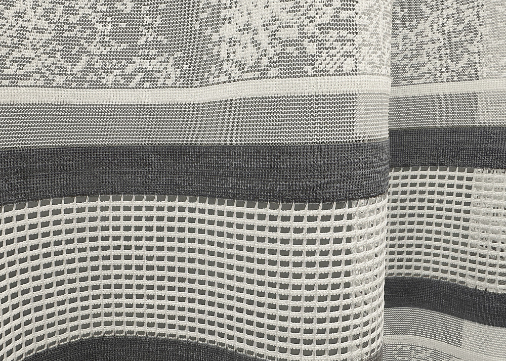 Тюль VR-Textil 1555т Cale Жакард мармур Молочний з сірим 300х270 см (42-0472) Київ - фото 6