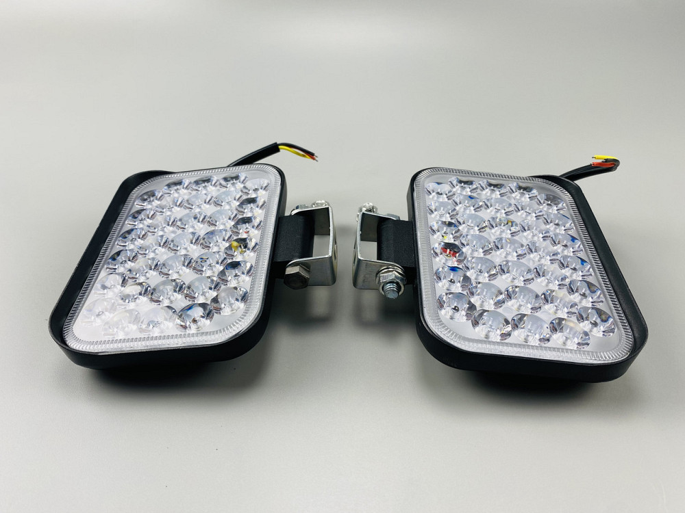 Фара LED прямокутна 99W ближнє і дальнє світло 33 led діода 6500K робоча фара Мукачево - фото 6