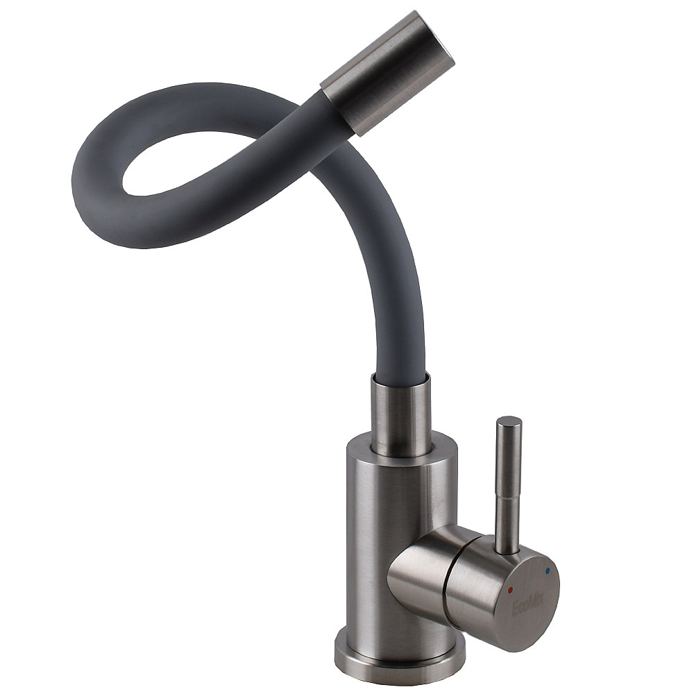 Змішувач для кухні EcoMIX ALPEN AISI-203SG Луцк - изображение 4