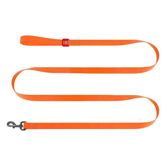 Повідець для собак водостійкий WAUDOG Waterproof, M, Ш 20 мм, Д 500 cм, помаранчовий Київ