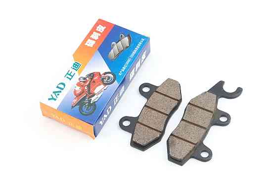 Колодки гальмівні (диск) скутер 4 Т китай 50-150 (Рейс/скутер Шторм, вухо вліво, чорні) Мукачево