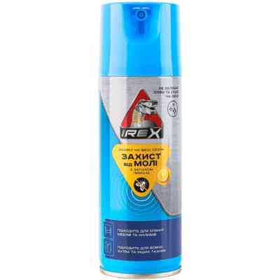 Аэрозоль от насекомых iRex Защита от моли С ароматом лимона 150 мл (4820184442221) Винница