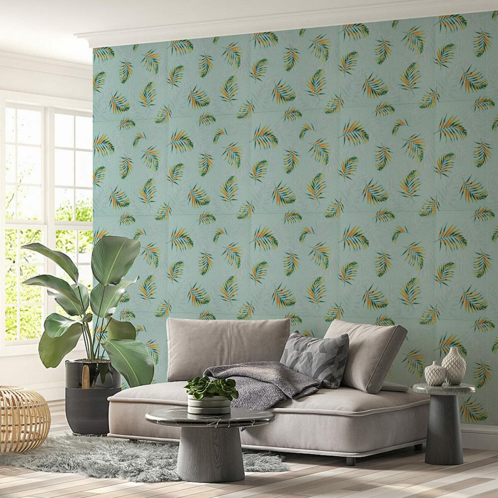 Панель стінова 3D 680х670х4мм Папороть на світло-зеленому фоні (D) SW-00001984 Київ - фото 4