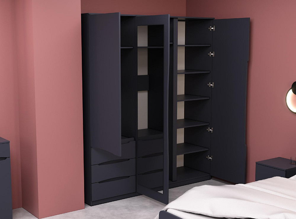 Шкаф Дельта 2, Антрацит, 1800х550х2100 Львов - изображение 4