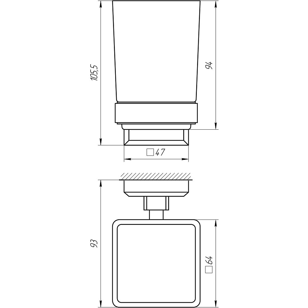 Стакан одинарний TOPAZ TКВ 9921A Тернопіль - фото 4