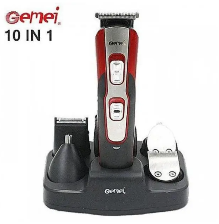 Машинка для стрижки волос электрическая Gemei gm-592 триммер 10 в 1 машинки для стрижки волос и боро Киев - изображение 9