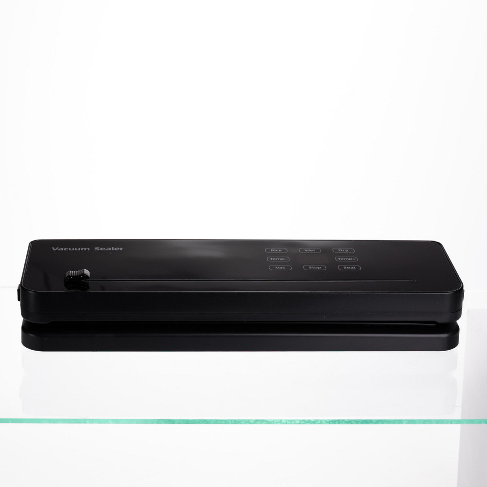Вакууматор побутовий сенсорний для сухих і вологих продуктів 120 Вт із вбудованим різаком пакувальник вакуумний Чорний HP-11-29B Коломия - фото 4
