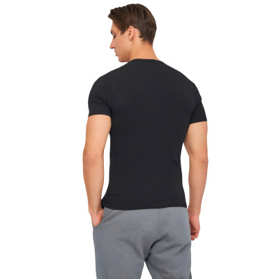 Футболка Kappa T-shirt Mezza Manica Scollo V K1316 Nero чорний XL (8052394816714) Винница - изображение 2